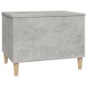 Table basse Gris béton 60x44,5x45 cm Bois d'ingénierie 