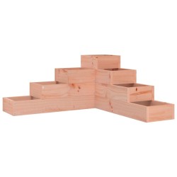 Jardinière 4 niveaux 80,5x79x36 cm bois de douglas massif 