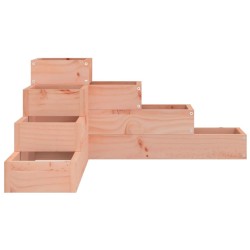 Jardinière 4 niveaux 80,5x79x36 cm bois de douglas massif 