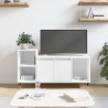 Meuble TV Blanc 100x35x55 cm Bois d'ingénierie 