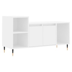 Meuble TV Blanc 100x35x55 cm Bois d'ingénierie 