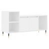 Meuble TV Blanc 100x35x55 cm Bois d'ingénierie 