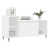 Meuble TV Blanc 100x35x55 cm Bois d'ingénierie 