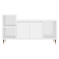 Meuble TV Blanc 100x35x55 cm Bois d'ingénierie 