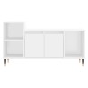 Meuble TV Blanc 100x35x55 cm Bois d'ingénierie 