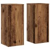 Supports pour plantes 2 pcs vieux bois bois d'ingénierie 