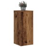 Supports pour plantes 2 pcs vieux bois bois d'ingénierie 