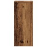 Supports pour plantes 2 pcs vieux bois bois d'ingénierie 
