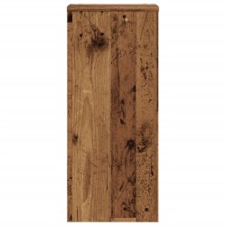 Supports pour plantes 2 pcs vieux bois bois d'ingénierie 