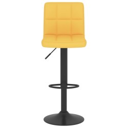 Tabouret de bar Jaune moutarde Tissu 