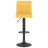 Tabouret de bar Jaune moutarde Tissu 