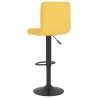 Tabouret de bar Jaune moutarde Tissu 