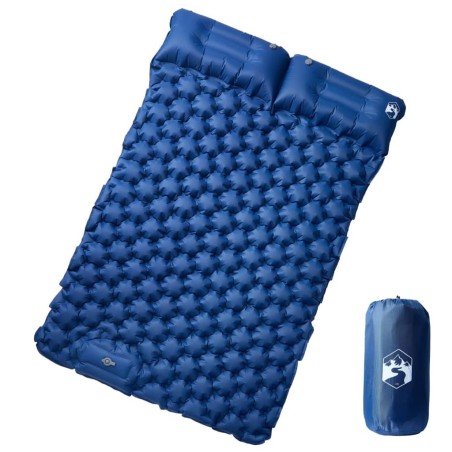 Matelas de camping autogonflant avec oreillers 2 personnes 