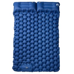 Matelas de camping autogonflant avec oreillers 2 personnes 