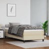 Cadre de lit sans matelas crème 80x200 cm similicuir 