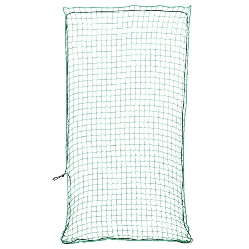 Filet pour remorque avec corde élastique vert 8x3,5 m PP 