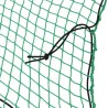 Filet pour remorque avec corde élastique vert 8x3,5 m PP 