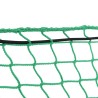 Filet pour remorque avec corde élastique vert 8x3,5 m PP 