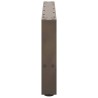 Pieds de table basse en acier naturel 2 pièces 70 x (30-31) cm Acier 