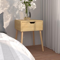 Table de chevet Chêne sonoma 40x40x56 cm Bois d'ingénierie 