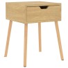 Table de chevet Chêne sonoma 40x40x56 cm Bois d'ingénierie 