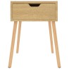 Table de chevet Chêne sonoma 40x40x56 cm Bois d'ingénierie 