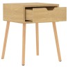 Table de chevet Chêne sonoma 40x40x56 cm Bois d'ingénierie 