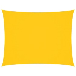 Voile de parasol tissu oxford rectangulaire 5x6 m jaune 