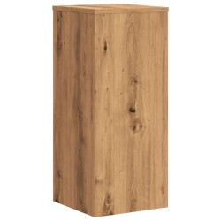 Supports pour plantes 2 pcs chêne artisanal bois d'ingénierie 