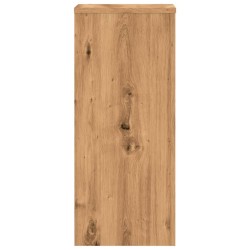 Supports pour plantes 2 pcs chêne artisanal bois d'ingénierie 