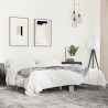 Cadre de lit sans matelas sonoma gris 160x200 cm 