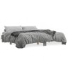Cadre de lit sans matelas sonoma gris 160x200 cm 