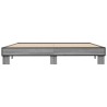 Cadre de lit sans matelas sonoma gris 160x200 cm 