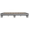 Cadre de lit sans matelas sonoma gris 160x200 cm 
