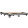 Cadre de lit sans matelas sonoma gris 160x200 cm 