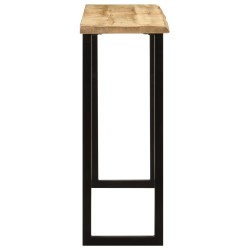 Table console à live edge 105x33x76 cm bois de manguier massif 