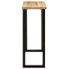 Table console à live edge 105x33x76 cm bois de manguier massif 