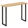 Table console à live edge 105x33x76 cm bois de manguier massif 