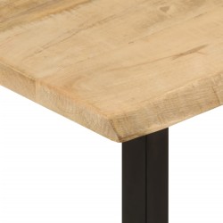 Table console à live edge 105x33x76 cm bois de manguier massif 