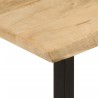 Table console à live edge 105x33x76 cm bois de manguier massif 