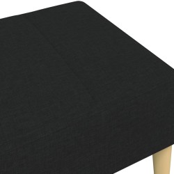 Repose-pied noir 77x55x31 cm tissu 