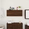 Armoire murale de bain chêne marron 100x25x40cm bois ingénierie 