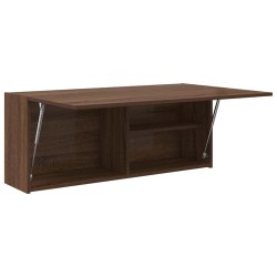 Armoire murale de bain chêne marron 100x25x40cm bois ingénierie 