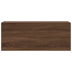 Armoire murale de bain chêne marron 100x25x40cm bois ingénierie 