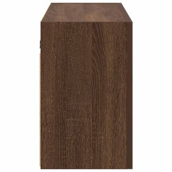 Armoire murale de bain chêne marron 100x25x40cm bois ingénierie 
