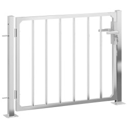 Portail de jardin 100x75 cm acier inoxydable 