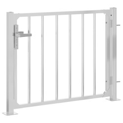 Portail de jardin 100x75 cm acier inoxydable 