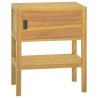 Armoire de salle de bain 60x40x75 cm Bois de teck solide 