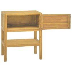 Armoire de salle de bain 60x40x75 cm Bois de teck solide 