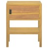 Armoire de salle de bain 60x40x75 cm Bois de teck solide 